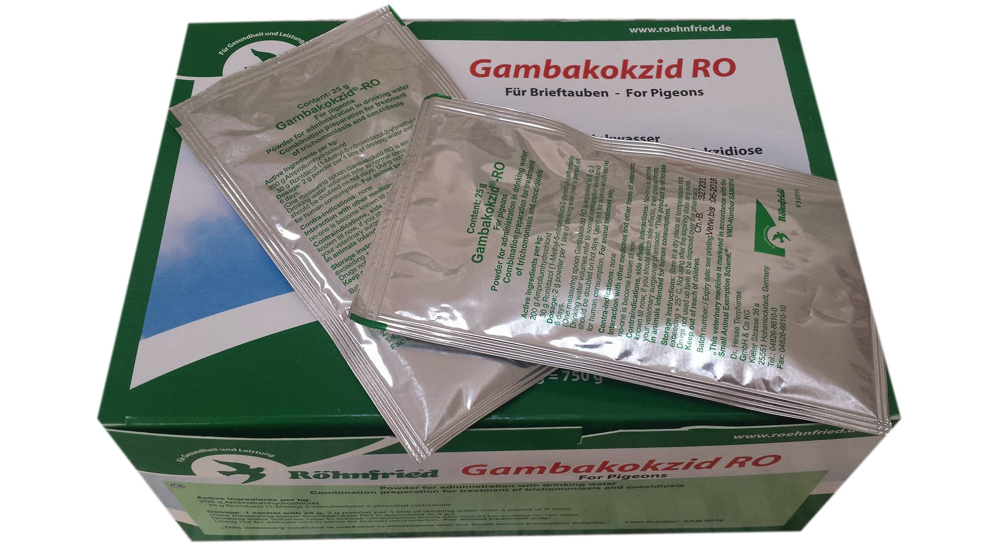 GAMBAKOKZID este recomandat pentru tratamentul tricomonozei si coccidiozei