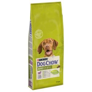 DOG CHOW  CU MIEL SI OREZ 14kg pentru caini adulti hrana uscata premium