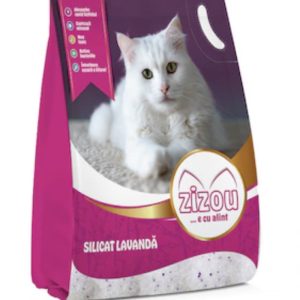 Nisip Pentru Litiera Silicat Zizou cu Lavanda 5 L