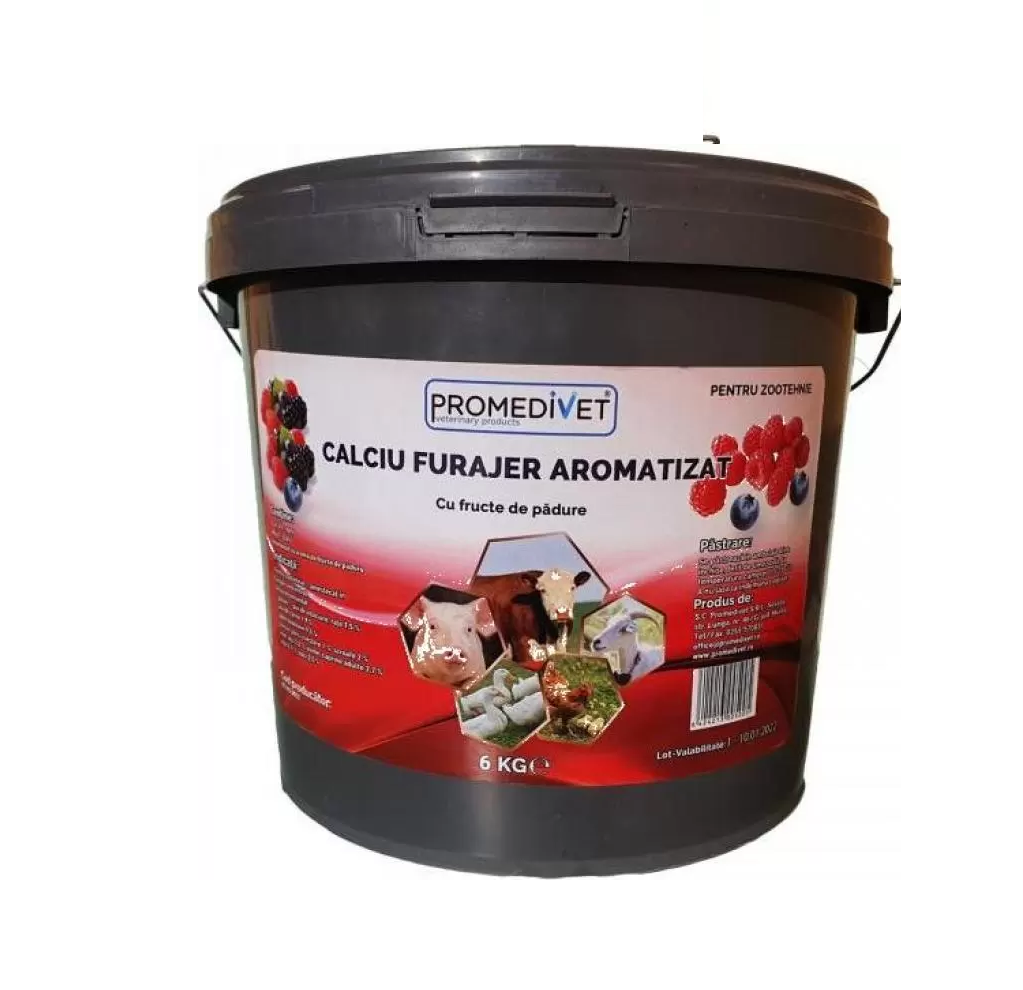 Calciu Furajer Aromatizat 6 kg - Promedivet