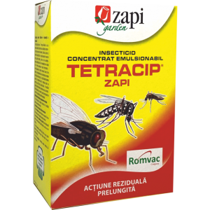 TETRACIP ZAPI - insecticid concentrat emulsionabil pentru combaterea insectelor târâtoare, cu acțiune rapidă și reziduală